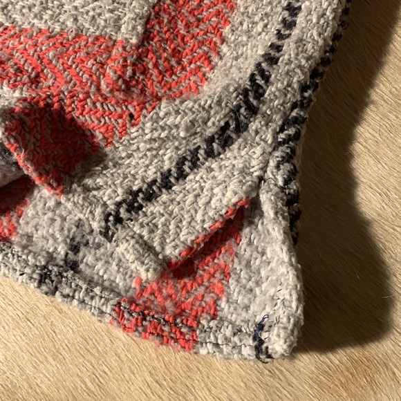 BAJA JOE STRIPED PULLOVER HOODED PONCHO “drug rug” “Mexican hoodie” “surfer” - Picture 4 of 7